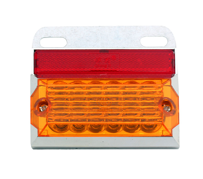 12Leds Metal Plated Marker Light With Reflector