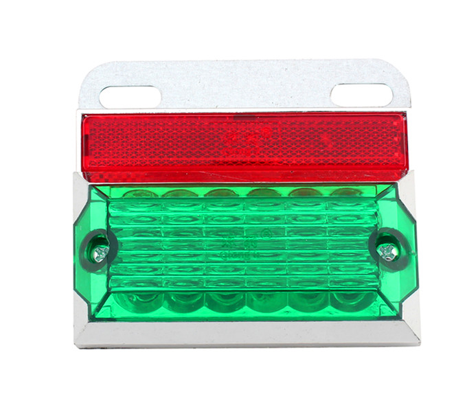 12Leds Metal Plated Marker Light With Reflector