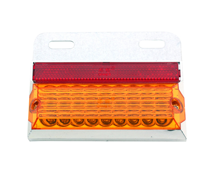 18 leds plateado metal Marcador Luz