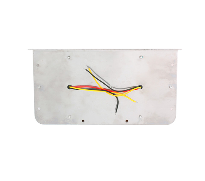 Round Combiantion Tail Light Stainess Steel Plate