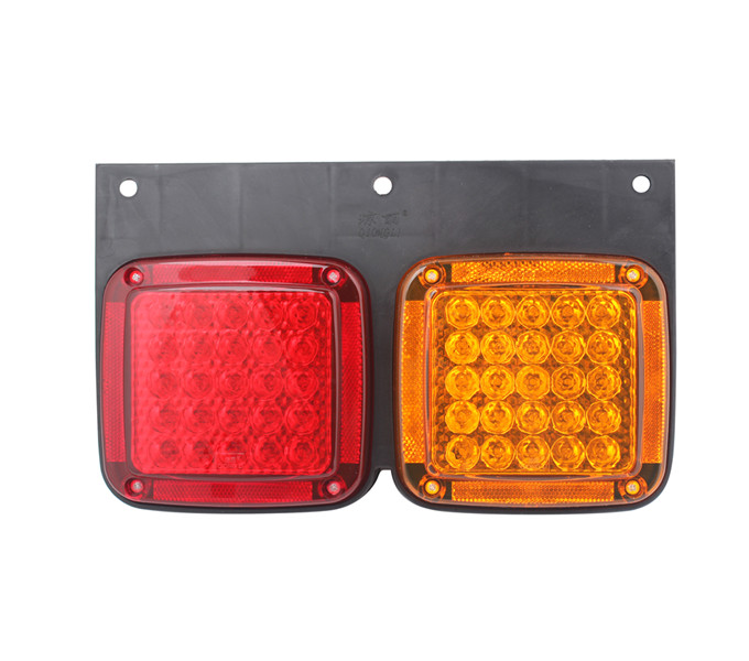 Square Combination Tail Light PP Plate