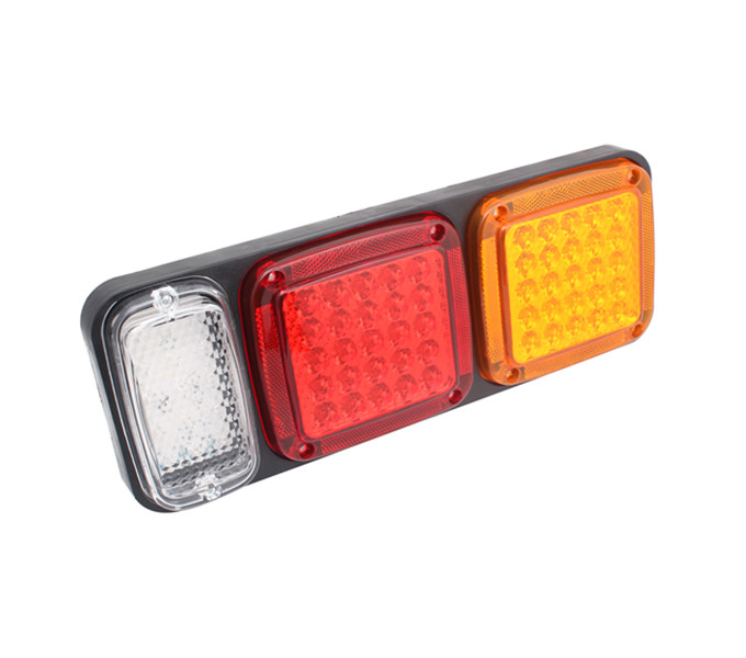 Three Chamber Square tail light, PP Plate