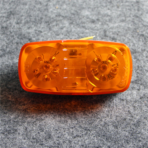 DOT SAE Double Bull Eyes Side Marker Light