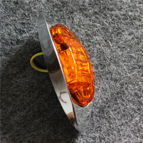 Led Side Marker Clearance Light With Chrome Bezel