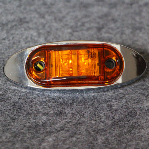 Led Side Marker Clearance Light With Chrome Bezel