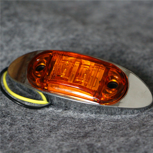 Led Side Marker Clearance Light With Chrome Bezel