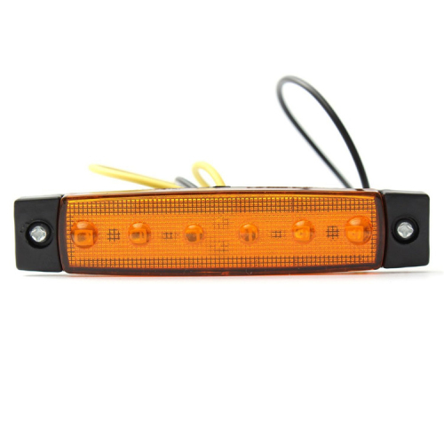 6 LED luz de separacin de marcador lateral