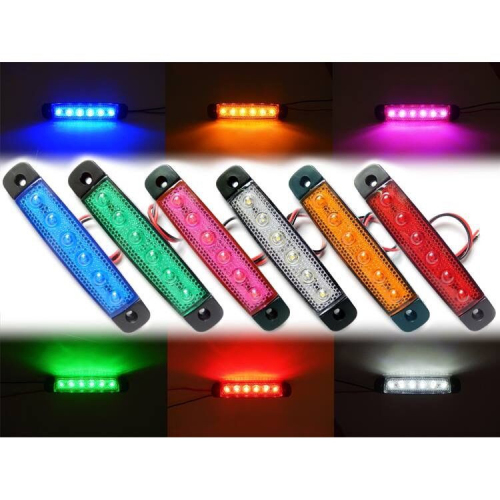 6 Led Side Marker Clearance Light