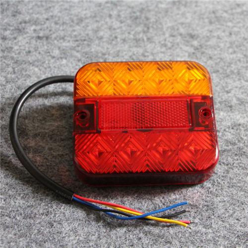 Pair Square Van truck Trailer light kit