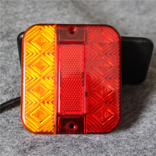 Pair Square Van truck Trailer light kit