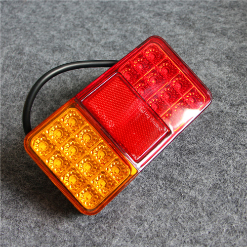 E-MARK Pair Square Van truck Trailer light kit