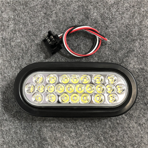 DOT SAE 6 Oval Led STT Light with Rubber Grommet