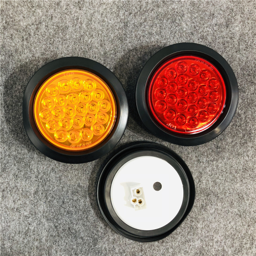 DOT SAE 4 Round Led STT Light With Rubber Gromme
