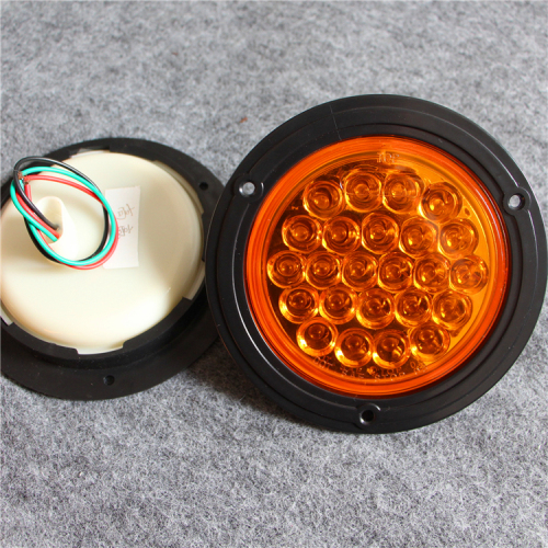 DOT SAE 4 Round Led STT Light With Ring