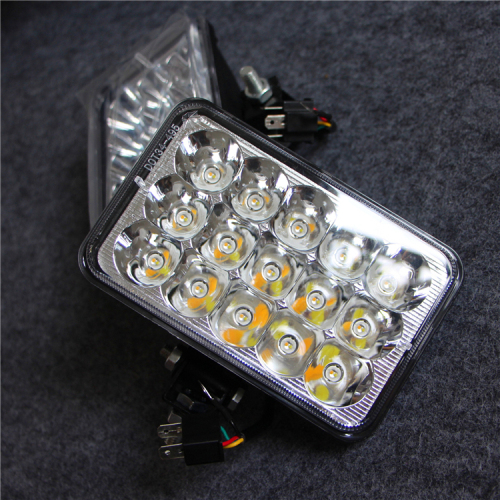 4X6 Rectangular 45W Led Fog/Work/Head Light