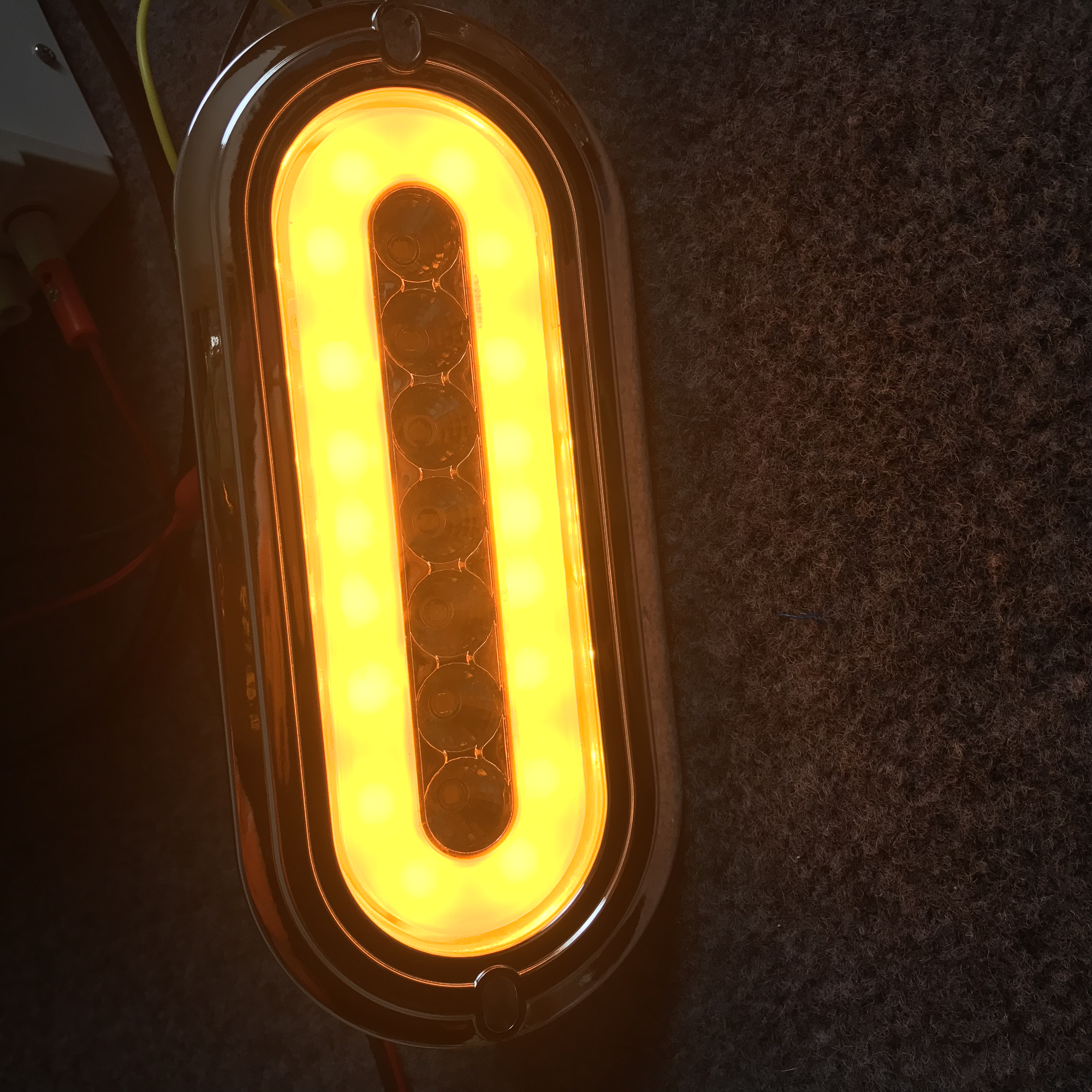 6Oval Stop/Turn/Tail Light with Halo